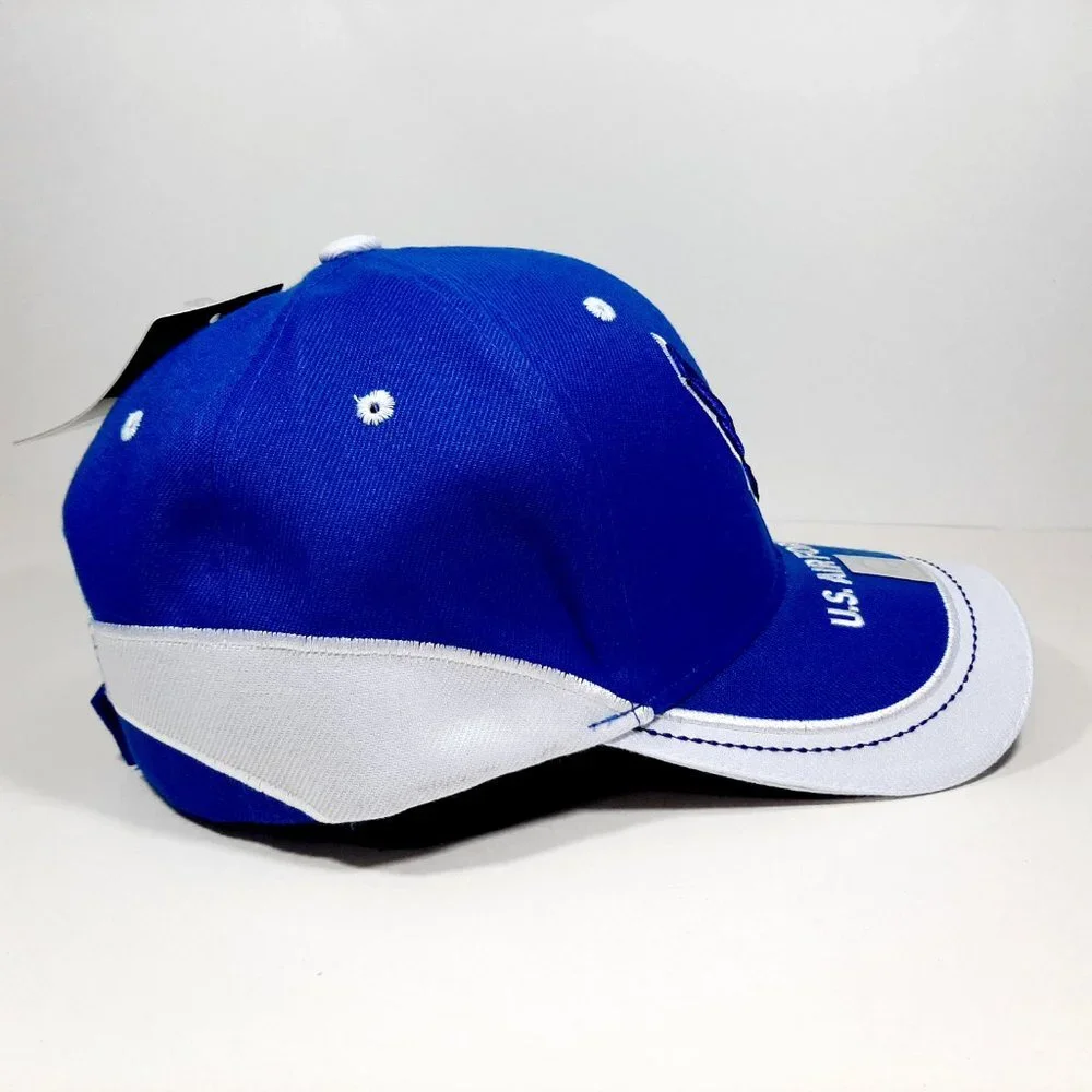 U.S. Air Force Wings Hat Royal Blue Puff Embroider